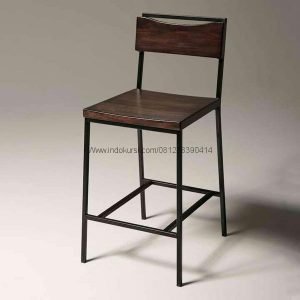 Chair Bar Stool Industrial Besi Holo Indo Kursi Mebel Jepara