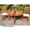 Set Kursi Cafe Meja Bundar Outdoor, indo kursi, indo jati, berkah jati, lemari pajangan jepara