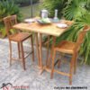 Set Kursi Bar Natural Jati, indo kursi, indo jati, berkah jati, lemari pajangan jepara
