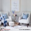 Kursi Sofa Teras Jok Cream