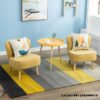 Set Kursi Sofa Teras Kuning