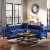 Kursi Tamu Sudut Sofa Bludru