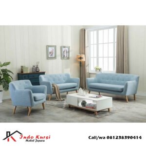 Set Sofa Retro Warna Jok Imut
