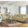 Set Kursi Tamu Sofa Jok Kuning