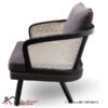 Sofa Single Kombinasi Rotan Alami - Gambar 3