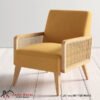 Sofa Single Modern Rotan Alami - Gambar 2