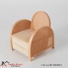 Sofa Single Rotan Unik Lingkar - Gambar 2