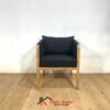 Kursi Sofa Cafe Single Anyaman Tali Kayu Jati