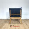 Kursi Sofa Cafe Single Anyaman Tali Kayu Jati